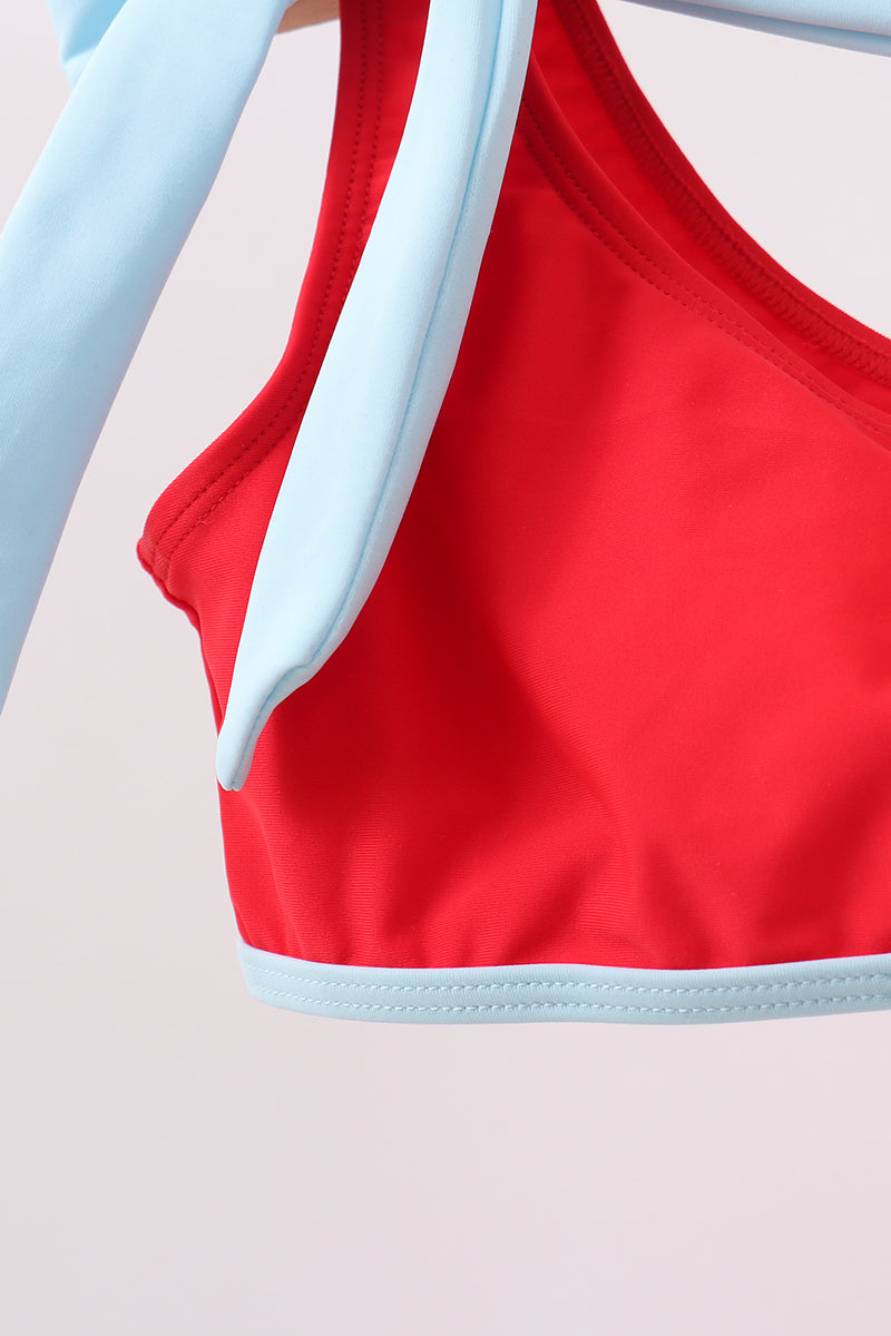 Red 2pc mom&me swimsuit