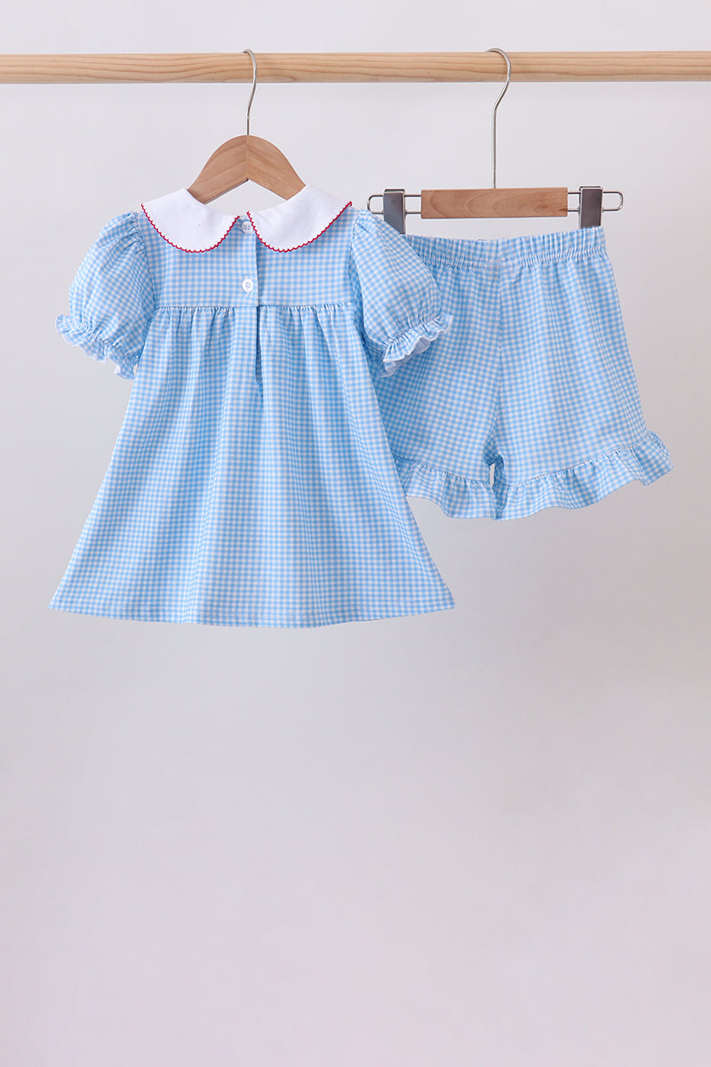 Blue Pencil Collar Set