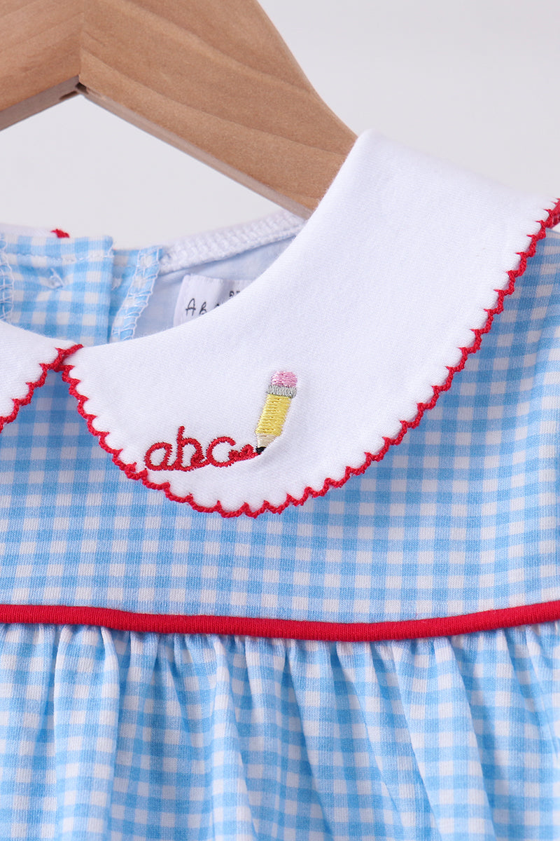 Blue Pencil Collar Set
