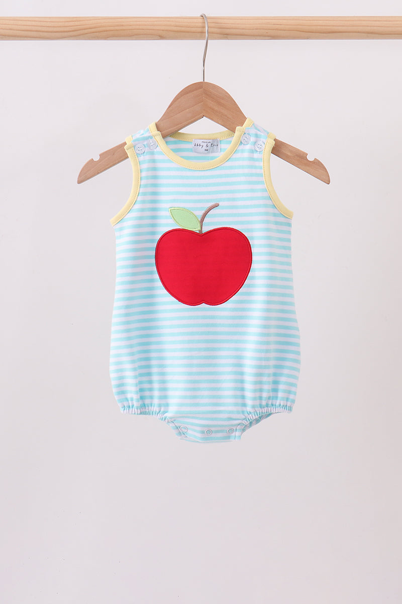 Blue Apple Embroidery Bubble