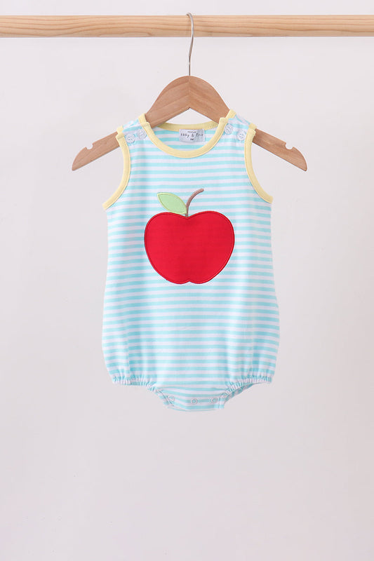 Blue Apple Embroidery Bubble
