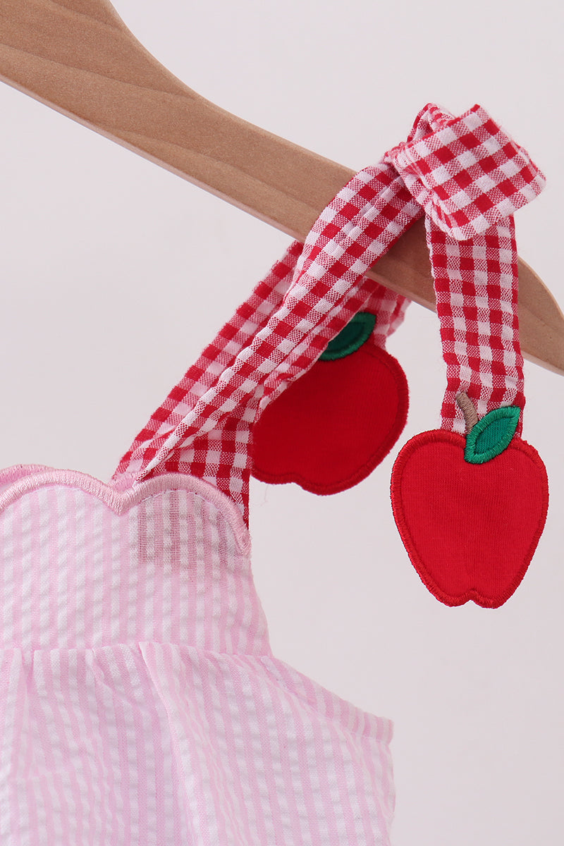 Pink Apple Gingham Bubble